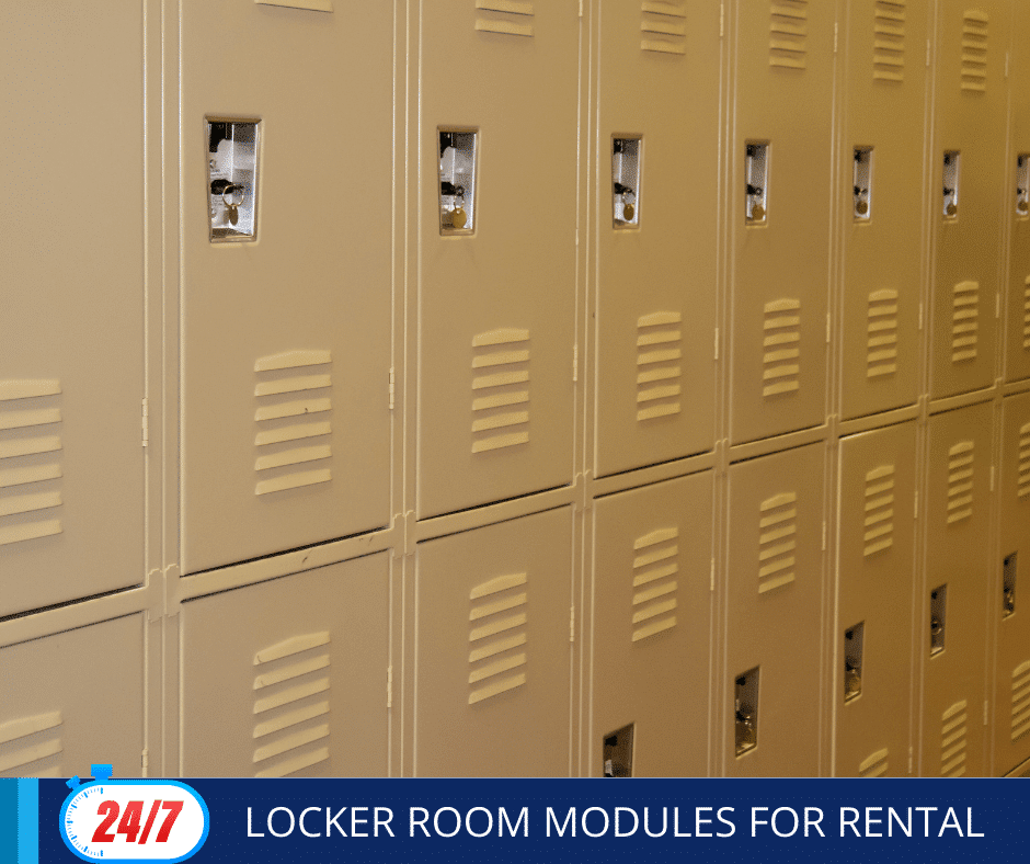 29-Locker Room Modules For Rental